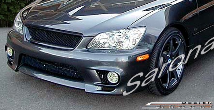 Custom Lexus IS300  Sedan Front Bumper (2000 - 2005) - $490.00 (Part #LX-010-FB)